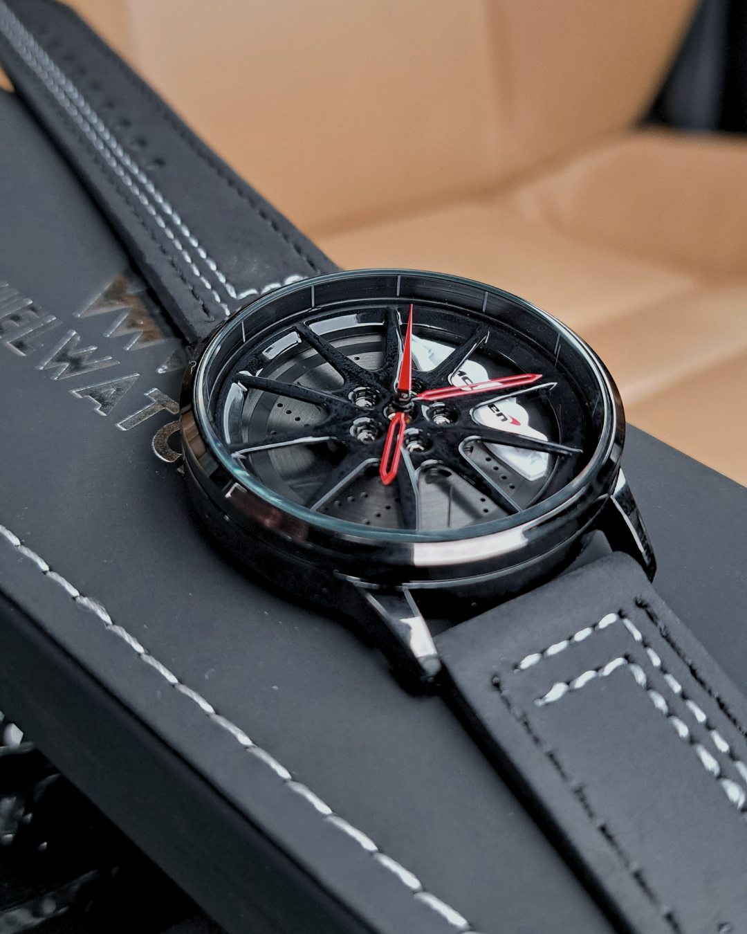 WielWatch - 720s spider - Leren band